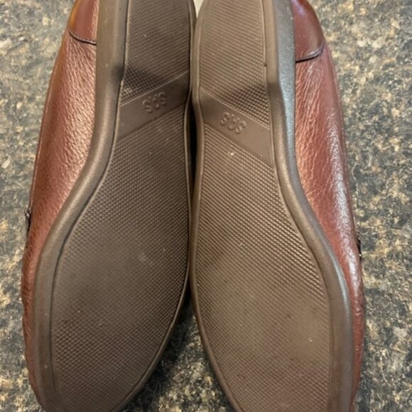 SAS brown leather loafers 9.5 - Picture 2 of 3